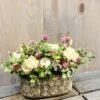 Jardinière fleurie pastel